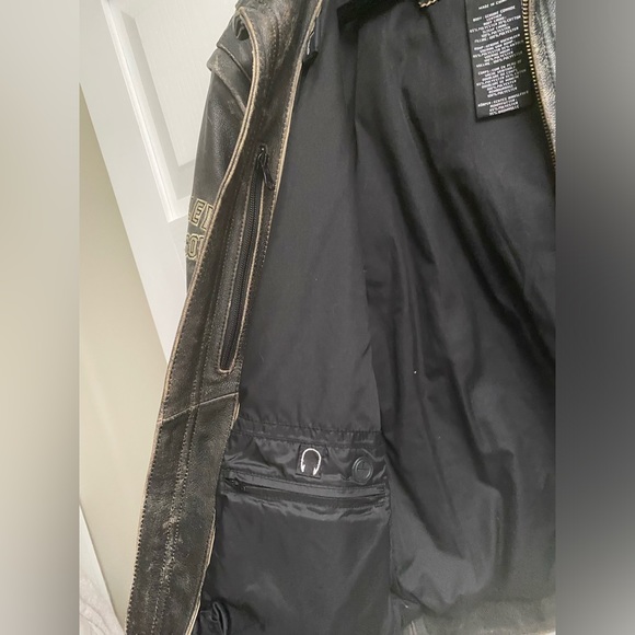 Genuine Harley Davidson Panhead II leather jacket - convertible - Picture 6 of 13